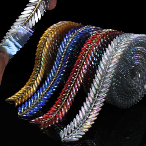 PEARLY JUN 4 Bände 91Cm Kristall-Strass-Kette Zum Nähen von Strassband Zum Aufnähen Nähen Leder Schuhe Strasssteine Tassel Chain DIY Blumenstrauß Dekoration Kleidung Hochzeit Kopfbedeckung PEARLY JUN 4 Bände 91Cm Kristall-Strass-Kette Zum Nähen von Strassband Zum Aufnähen Nähen Leder Schuhe Strasssteine Tassel Chain DIY Blumenstrauß Dekoration Kleidung Hochzeit Kopfbedeckung von PEARLY JUN