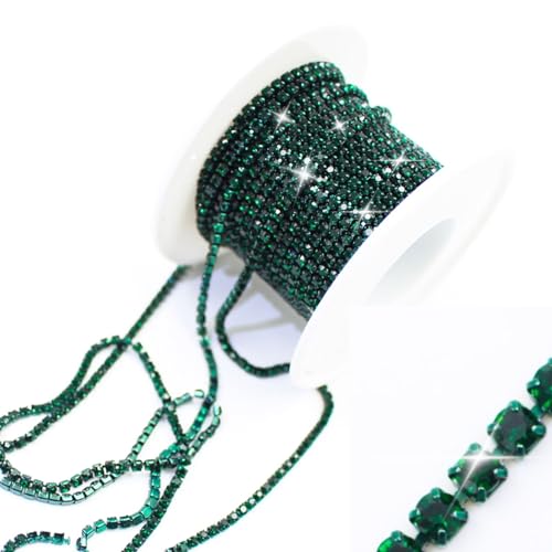 PEARLY JUN 9.1M Kristall-Strass-Kette Zum Nähen von Strassband Zum Aufnähen Nähen Leder Schuhe Strasssteine Tassel Chain DIY Blumenstrauß Dekoration Kleidung Hochzeit Kopfbedeckung PEARLY JUN 9.1M Kristall-Strass-Kette Zum Nähen von Strassband Zum Aufnähen Nähen Leder Schuhe Strasssteine Tassel Chain DIY Blumenstrauß Dekoration Kleidung Hochzeit Kopfbedeckung von PEARLY JUN
