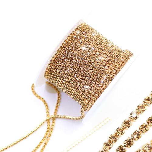 PEARLY JUN 9.1M SS6 Kaffeefarbe Kristall-Strass-Kette Zum Nähen von Strassband Zum Aufnähen Nähen Leder Schuhe Strasssteine Tassel Chain DIY Blumenstrauß Dekoration Kleidung Hochzeit Kopfbedeckung PEARLY JUN 9.1M SS6 Kaffeefarbe Kristall-Strass-Kette Zum Nähen von Strassband Zum Aufnähen Nähen Leder Schuhe Strasssteine Tassel Chain DIY Blumenstrauß Dekoration Kleidung Hochzeit Kopfbedeckung von PEARLY JUN
