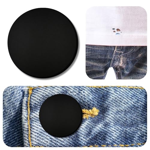 PEARLY JUN Knopfabdeckungen, 6 Sets, schwarze Knöpfe zum Basteln, Silikonknöpfe für Jeans, um Löcher zu verhindern, für Frauen und Männer, geeignet für DIY und Urlaubsdekoration, Verzierungen PEARLY JUN Knopfabdeckungen, 6 Sets, schwarze Knöpfe zum Basteln, Silikonknöpfe für Jeans, um Löcher zu verhindern, für Frauen und Männer, geeignet für DIY und Urlaubsdekoration, Verzierungen von PEARLY JUN