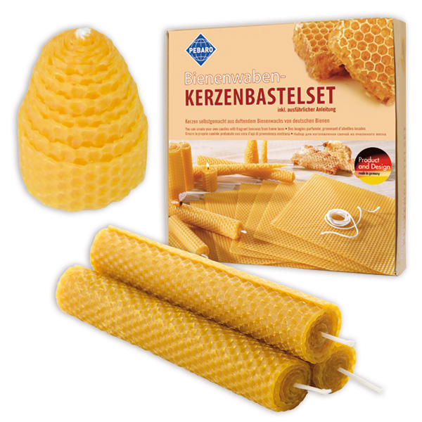 Bienenwaben-Kerzenbastelset Bienenwaben-Kerzenbastelset von PEBARO