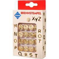 Brennstempel - Alphabet M-Z von Gold