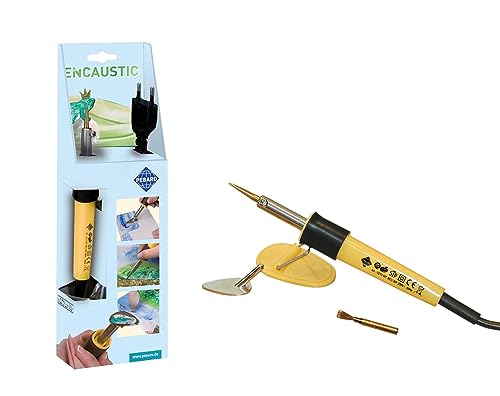 Pebaro 0270 Encaustic-Set, Kolben mit 3 Aufsätzen Schreibspitze, Messingbürste und Bügeleisen zum Malen, Zeichnen und Schreiben mit Wachsfarben, Basteln und Arbeiten mit Wachs, Kreativ Set, 1 Stück (1er Pack) Pebaro 0270 Encaustic-Set, Kolben mit 3 Aufsätzen Schreibspitze, Messingbürste und Bügeleisen zum Malen, Zeichnen und Schreiben mit Wachsfarben, Basteln und Arbeiten mit Wachs, Kreativ Set, 1 Stück (1er Pack) von Pebaro