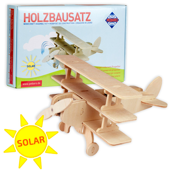 Solar Holzbausatz Dreidecker Solar Holzbausatz Dreidecker von PEBARO