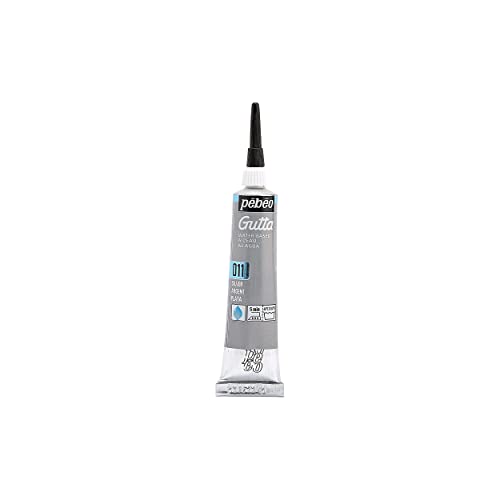 Pebeo 20 ml Setasilk Seidenmalerei Wasserbasierte Gutta Tube, Silber von Pebeo