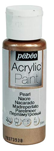 PEBEO Acrylfarbe, 59 ml, Perlbraun, acryl, Braun/Perle, 3.3 x 3.3 x 10 cm von PEBEO