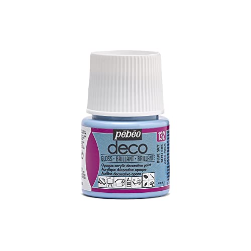 PEBEO Deco Hellen Farbe, Himmelblau, 45 ml von PEBEO