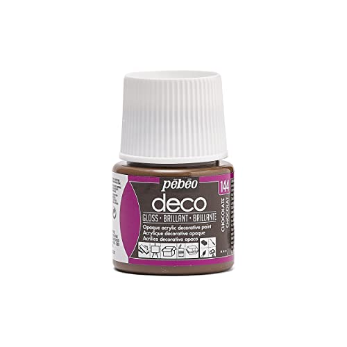 Pebeo Deco Hellen Farbe, Schokolade, 45 ml von Pebeo