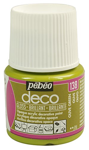 PEBEO Deco Hellen Farbe, olivgrün, 45 ml von PEBEO