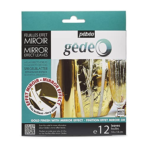 Pebeo Gédéo Klebefolie mit 24 Karat Goldblättern, 30,5 x 14,7 cm, für Kunst- und Bastelbedarf, für Malerei, Zuhause, Dekoration Pebeo Gédéo Klebefolie mit 24 Karat Goldblättern, 30,5 x 14,7 cm, für Kunst- und Bastelbedarf, für Malerei, Zuhause, Dekoration von Pebeo