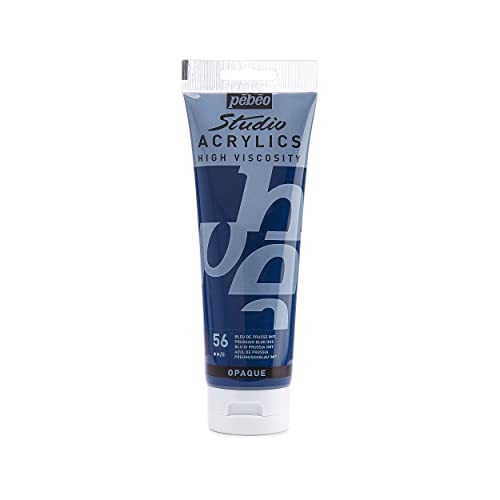 Pébéo - Acrylic Fine Studio Acrylics - Acrylfarbe für Künstler - Farbe für Profis und Anfänger - Leuchtende und pigmentierte Farbe - Preußisch Blau Imitation - 250 ml Pébéo - Acrylic Fine Studio Acrylics - Acrylfarbe für Künstler - Farbe für Profis und Anfänger - Leuchtende und pigmentierte Farbe - Preußisch Blau Imitation - 250 ml von Pebeo