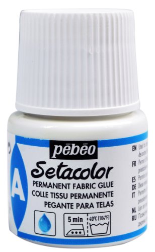 Pebeo Setacolor Textilfarbe, AUX Permanent Klebestift 45-Flasche,White Milliliter Pebeo Setacolor Textilfarbe, AUX Permanent Klebestift 45-Flasche,White Milliliter von PEBEO