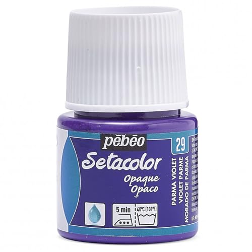 Pebeo Setacolor Textilfarbe, deckend, 45 ml, Parma Violett Milliliter, Parma Violett Pebeo Setacolor Textilfarbe, deckend, 45 ml, Parma Violett Milliliter, Parma Violett von PEBEO