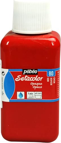 Pebeo Setacolor blickdichter Stoff Farbe, 250 ml, Rot Pebeo Setacolor blickdichter Stoff Farbe, 250 ml, Rot von PEBEO