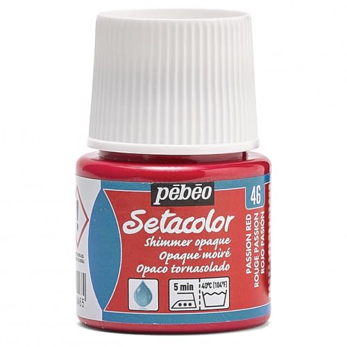 Pebeo Setacolour Fabric Paint Opaque 45ml SHIMMER PASSION RED Pebeo Setacolour Fabric Paint Opaque 45ml SHIMMER PASSION RED von PEBEO