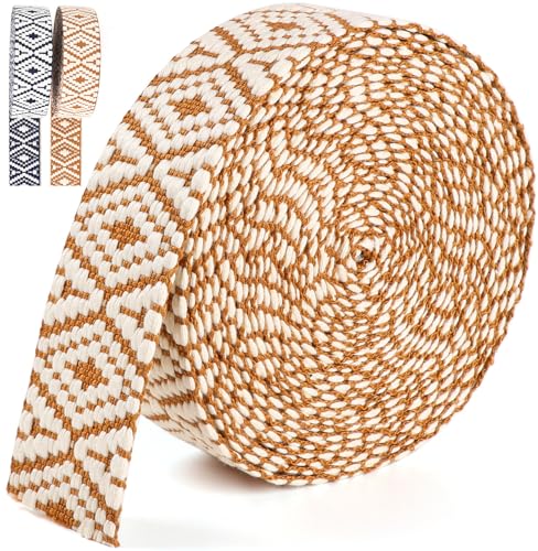Gurtband, 3,8 cm, Rautenmuster, Baumwolle, Gurtband für Taschen, 3,8 cm, Dunkelkhaki und Weiß, Polycotton, Jacquard-Gurtband für Geldbörse, Gürtelriemen Gurtband, 3,8 cm, Rautenmuster, Baumwolle, Gurtband für Taschen, 3,8 cm, Dunkelkhaki und Weiß, Polycotton, Jacquard-Gurtband für Geldbörse, Gürtelriemen von PECMER