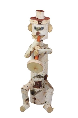 Holzfigur für Garten aus Birke R 55cm Gartenschmuck von PEEWIT
