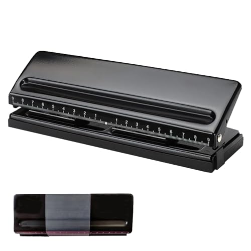 6 Fach Locher, Verstellbarer 6 Loch Büro Locher, Verstellbare Metall 6 Loch Lochmaschine, Binder Edge Puncher, 6 Blatt Stanzkapazitä Binder Puncher, für A3, A4, A5, B3, B4, B5 Papier, Schwarz 6 Fach Locher, Verstellbarer 6 Loch Büro Locher, Verstellbare Metall 6 Loch Lochmaschine, Binder Edge Puncher, 6 Blatt Stanzkapazitä Binder Puncher, für A3, A4, A5, B3, B4, B5 Papier, Schwarz von PEEXTBB