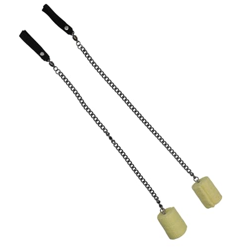Feuer Poi, Flow, Spinning, 50mm Kevlar Wick Head, Zirkus, Tanzprop – Für Festivals & Performances (Total Length 55cm) von PEHHAH