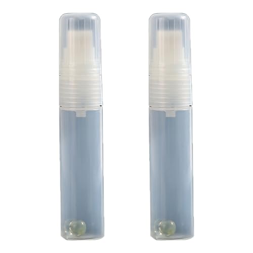 PEILINZE 2 x 15 mm flacher Kopf, leer, befüllbarer Rohling, nachfüllbarer Lackstift, befüllbare Acrylfarben-Marker für Ölgemälde von PEILINZE