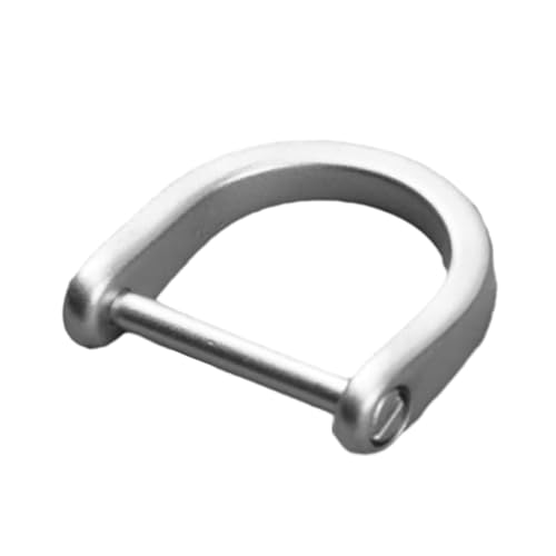 PEILINZE D-Ringe zum Einschrauben, Hufeisenschnalle, Hufeisenform, D-Ringe, D-förmiger Metallreifen, Ersatz für Leder von PEILINZE