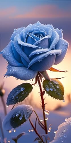 PEIOPEI Blaue Rose Diamond Painting Erwachsene Groß XXL 90x200cm,DIY 5D Diamant Painting Bilder Kinder Malen Nach Zahlen Set,Diamond Art Full Diamant Malerei Kunst Basteln für Home Wand Dekor ZY-3975 PEIOPEI Blaue Rose Diamond Painting Erwachsene Groß XXL 90x200cm,DIY 5D Diamant Painting Bilder Kinder Malen Nach Zahlen Set,Diamond Art Full Diamant Malerei Kunst Basteln für Home Wand Dekor ZY-3975 von PEIOPEI