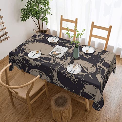 Many Skulls Get Together Tischdecke Rechteckige Tischdecke Wasserdicht Küche Dekorative Tischdecke mit Staubdicht Faltenbeständig für Restaurant Picknick Indoor und Outdoor Essen Many Skulls Get Together Tischdecke Rechteckige Tischdecke Wasserdicht Küche Dekorative Tischdecke mit Staubdicht Faltenbeständig für Restaurant Picknick Indoor und Outdoor Essen von PEIXEN