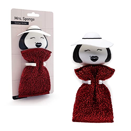 PELEG DESIGN - Schwammhalter Mrs. Sponge | Lustige Halterung für Schwämme | Abtropfgestell | Küchen Organizer | Halterung mit Saugnapf für Küche & Badezimmer | Geschenk an Weihnachten, Geburtstag PELEG DESIGN - Schwammhalter Mrs. Sponge | Lustige Halterung für Schwämme | Abtropfgestell | Küchen Organizer | Halterung mit Saugnapf für Küche & Badezimmer | Geschenk an Weihnachten, Geburtstag von PELEG DESIGN