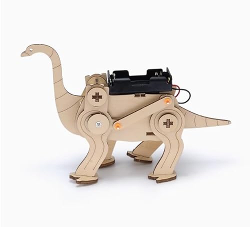 PEMENOL DIY Handwerklich hergestelltes Material, laufender mechanischer Drache Technische Kleininventionen, Holzbausatz für Bildung PEMENOL DIY Handwerklich hergestelltes Material, laufender mechanischer Drache Technische Kleininventionen, Holzbausatz für Bildung von PEMENOL