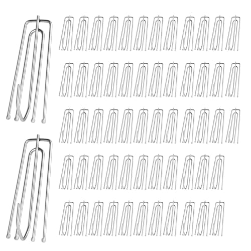 60 Stück Gardinenhaken Metall,Edelstahl Curtain Hooks,4 Zinken Faltenhaken für Gardinen,Vorhanghaken für Schienen zum Einhängen,Vorhang Faltenhaken Duschvorhanghaken für Vorhangringe Schienen 60 Stück Gardinenhaken Metall,Edelstahl Curtain Hooks,4 Zinken Faltenhaken für Gardinen,Vorhanghaken für Schienen zum Einhängen,Vorhang Faltenhaken Duschvorhanghaken für Vorhangringe Schienen von PENCHUAN