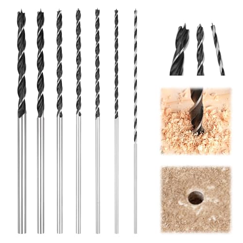 7 Stück Holzbohrer Set 300mm Lang,Schlangenbohrer Holzschlangenbohrer Set,Kunstbohrer für Holzbearbeitung, Professional Holzbearbeitungbohrer,Schlangenbohrer Ø 4mm, 5mm, 6mm, 7mm, 8mm, 10mm, 12mm 7 Stück Holzbohrer Set 300mm Lang,Schlangenbohrer Holzschlangenbohrer Set,Kunstbohrer für Holzbearbeitung, Professional Holzbearbeitungbohrer,Schlangenbohrer Ø 4mm, 5mm, 6mm, 7mm, 8mm, 10mm, 12mm von PENCHUAN