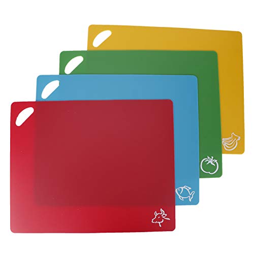 4PCS PP Flexible Küchenschneidebrett Nicht -Slip -Schneidebrett Gemüse Fleisch 1,2 mm 4PCS PP Flexible Küchenschneidebrett Nicht -Slip -Schneidebrett Gemüse Fleisch 1,2 mm von PENGQIANJU