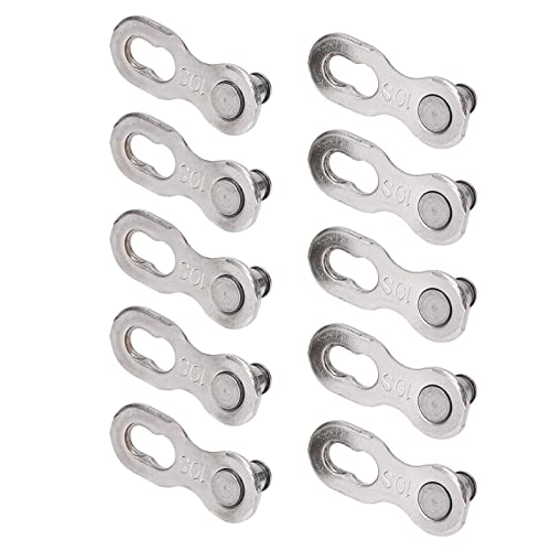 CANSUCC 5 -Paar -Set -Bike -Kettenkettenverbindungsanschluss, der Starke Bike -Kette Schnellverschluss Buckle Road Cycling beiträgt (10s) von PENGQIANJU