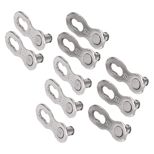 CANSUCC 5 -Paar -Set -Bike -Kettenkettenverbindungsanschluss, der Starke Bike -Kette Schnellverschluss Buckle Road Cycling beiträgt (11s) von PENGQIANJU