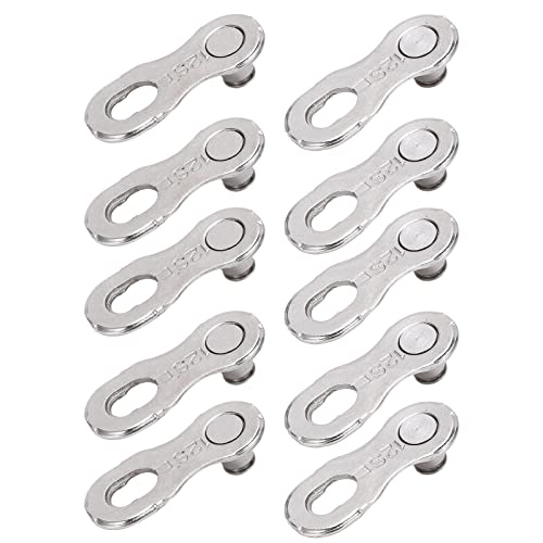 CANSUCC 5 -Paar -Set -Bike -Kettenkettenverbindungsanschluss, der Starke Bike -Kette Schnellverschluss Buckle Road Cycling beiträgt (12s) von PENGQIANJU