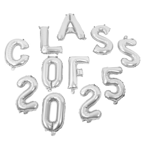 PENIKOKO 1 Satz Abschlussfeier Dekorationen Folienballons für Graduierung Silberne Class Of Luftballons für Schul und College Absolventen für Unvergessliche Feiern PENIKOKO 1 Satz Abschlussfeier Dekorationen Folienballons für Graduierung Silberne Class Of Luftballons für Schul und College Absolventen für Unvergessliche Feiern von PENIKOKO