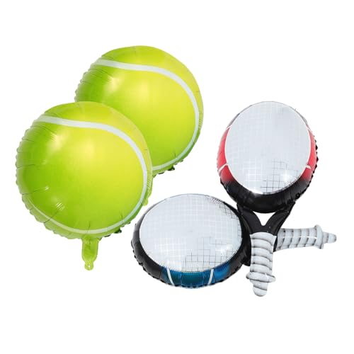 PENIKOKO 1 Satz Tennisschlägerballon Dekoration Sportballons für Party Hochzeit Thema Blau Riese Partygeschenke für Tennis Tennisparty Tennis-Partyzubehör Aluminiumfolie PENIKOKO 1 Satz Tennisschlägerballon Dekoration Sportballons für Party Hochzeit Thema Blau Riese Partygeschenke für Tennis Tennisparty Tennis-Partyzubehör Aluminiumfolie von PENIKOKO