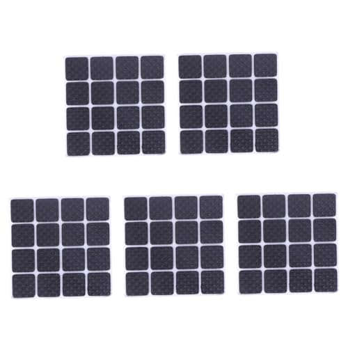 PENIKOKO 10 Blatt Selbstklebende Eva Möbelgriffe rutschfeste Quadratische Filzpads Multifunktionale Bodenschoner für Stühle und Tische Kratzfest Geräuschdämpfend Schwarz PENIKOKO 10 Blatt Selbstklebende Eva Möbelgriffe rutschfeste Quadratische Filzpads Multifunktionale Bodenschoner für Stühle und Tische Kratzfest Geräuschdämpfend Schwarz von PENIKOKO