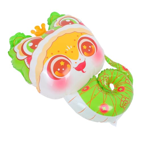 PENIKOKO 10 Pcs Schlangenballon Kinder Grüne Schlangenfolien Ballon Zodiac Tierballon Chinesische Neujahrspartydekorationen Ornamente Babypartyfeierlichkeiten von PENIKOKO