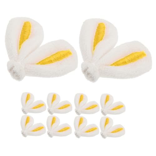 PENIKOKO 10 Stück Rabbit Ear Haarspangen Teiliges DIY Zubehör für Mädchen Haarclips für Bastelprojekte für Dekorationen Haarschmuck und PENIKOKO 10 Stück Rabbit Ear Haarspangen Teiliges DIY Zubehör für Mädchen Haarclips für Bastelprojekte für Dekorationen Haarschmuck und von PENIKOKO