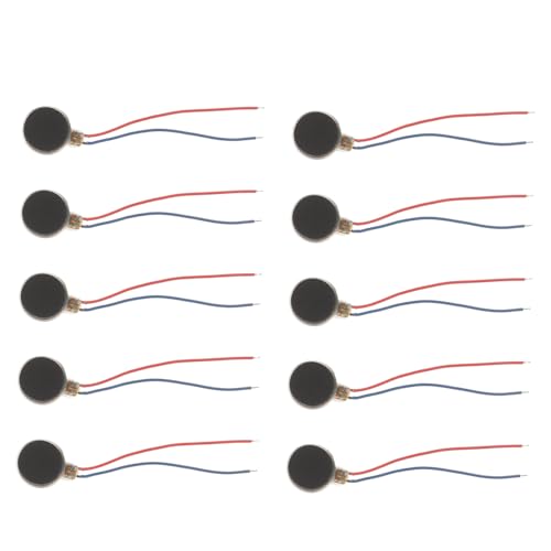 PENIKOKO 10 Stück Teiliges Miniatur flachvibrationsmotoren Dc Mikro vibrationsmotoren für Handy DIY Elektronik mit Druck Korrosionsbeständigkeit von PENIKOKO