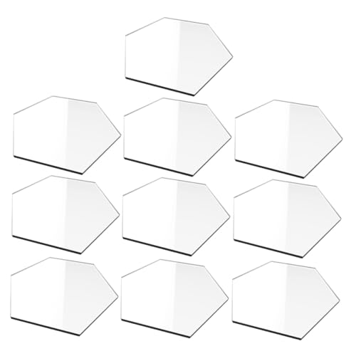 PENIKOKO 10 Stück Teiliges Sechseckige Klare Sitzkarten Transparent Blank Vielseitige Tischplatzkarten für Hochzeit Party Bankett Restaurant und Business events Praktische Dekorative PENIKOKO 10 Stück Teiliges Sechseckige Klare Sitzkarten Transparent Blank Vielseitige Tischplatzkarten für Hochzeit Party Bankett Restaurant und Business events Praktische Dekorative von PENIKOKO