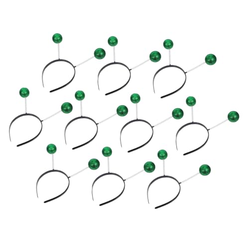 PENIKOKO 10 Stück Teiliges Stirnband mit Grünen Antennen und Schwingenden Kugeln Leichtes Haarreif Partyaccessoire für Karneval Halloween Cosplay und Bühnenauftritte Passend PENIKOKO 10 Stück Teiliges Stirnband mit Grünen Antennen und Schwingenden Kugeln Leichtes Haarreif Partyaccessoire für Karneval Halloween Cosplay und Bühnenauftritte Passend von PENIKOKO