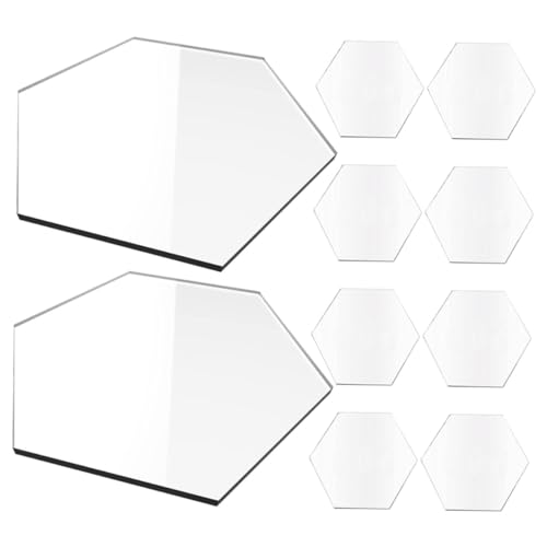 PENIKOKO 10 Stück Teiliges Transparente Sechseckige Acrylplatte Wiederverwendbare Tischkarten für Bankett Hochzeit Dekoration Bruchsicher Modernes Design für Feier und Veranstaltung PENIKOKO 10 Stück Teiliges Transparente Sechseckige Acrylplatte Wiederverwendbare Tischkarten für Bankett Hochzeit Dekoration Bruchsicher Modernes Design für Feier und Veranstaltung von PENIKOKO