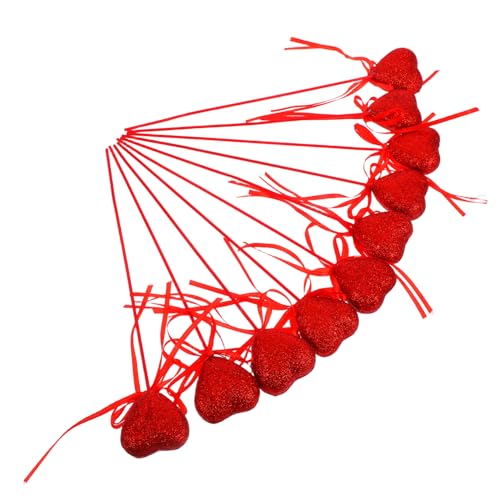 PENIKOKO 10 Stück Valentinstag Herzförmige Picks für Hochzeitsdeko und Partybedarf Romantische Glitzer Bow und Hochwertige Details für Feierlichkeiten und Vasenfüllung PENIKOKO 10 Stück Valentinstag Herzförmige Picks für Hochzeitsdeko und Partybedarf Romantische Glitzer Bow und Hochwertige Details für Feierlichkeiten und Vasenfüllung von PENIKOKO