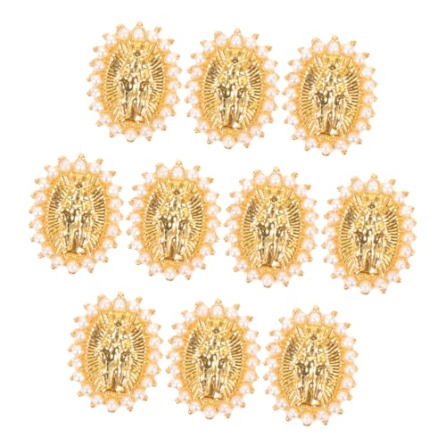 PENIKOKO 10 Teiliges Nagelkunst Metall Charms Kleine Langlebige Maniküre Schmucksteine Kreativem Design für DIY Nail Art Nagelstudio und Frauen Einfach Anzubringen von PENIKOKO