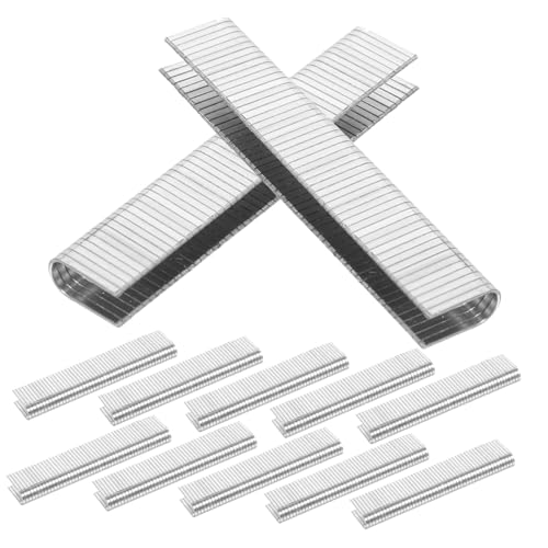 PENIKOKO 1000 Stück U Förmige Carbon Klammern Robuste Pneumatische Heftklammern für Holzverarbeitung Langlebig Flexibel Leicht für Manuelle und Elektrische Tacker Praktische Verpackung PENIKOKO 1000 Stück U Förmige Carbon Klammern Robuste Pneumatische Heftklammern für Holzverarbeitung Langlebig Flexibel Leicht für Manuelle und Elektrische Tacker Praktische Verpackung von PENIKOKO