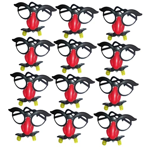 PENIKOKO 12 Stück Spaßige Brille mit Nase für Foto Props für Erwachsene Dekoration für Feiern und Cosplay Zufällige Farbe PENIKOKO 12 Stück Spaßige Brille mit Nase für Foto Props für Erwachsene Dekoration für Feiern und Cosplay Zufällige Farbe von PENIKOKO