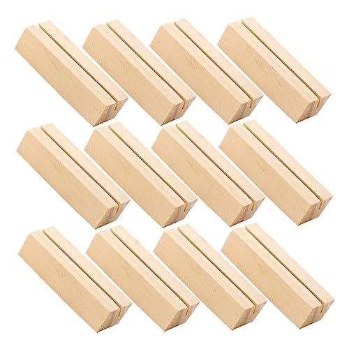 PENIKOKO 12 Stück Teiliges aus Holz Kartenhaltern Rechteckige Foto Ständer für Memo Halter für Hochzeiten Partys und PENIKOKO 12 Stück Teiliges aus Holz Kartenhaltern Rechteckige Foto Ständer für Memo Halter für Hochzeiten Partys und von PENIKOKO