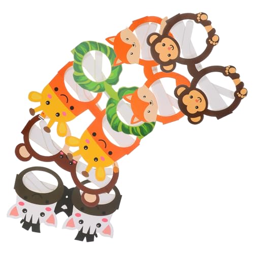 PENIKOKO 12Stücke Waldtier Partybrillen für Süße Papierbrillen mit Tiermotiven Foto Requisiten für Geburtstagsfeiern und Themenpartys PENIKOKO 12Stücke Waldtier Partybrillen für Süße Papierbrillen mit Tiermotiven Foto Requisiten für Geburtstagsfeiern und Themenpartys von PENIKOKO